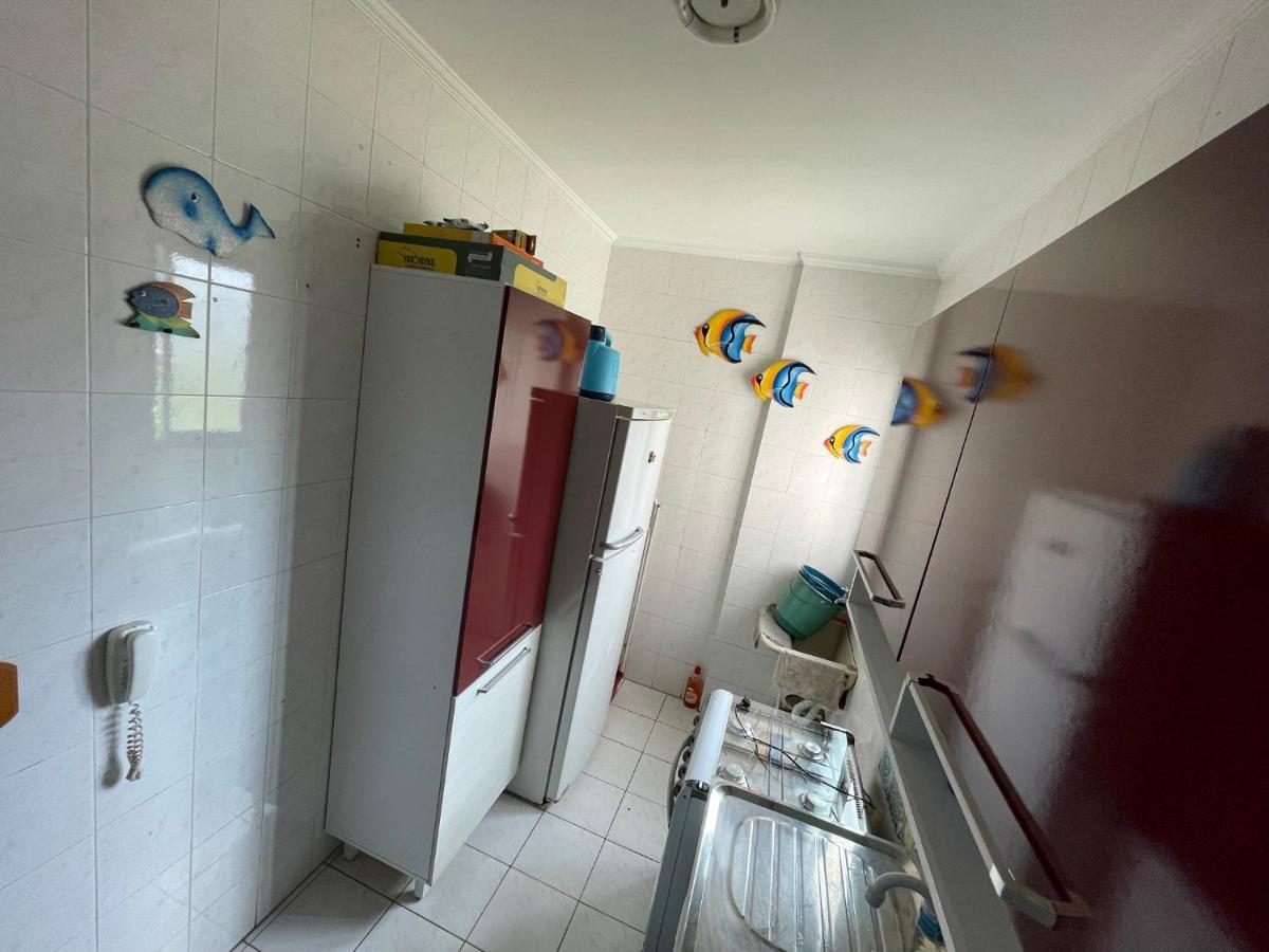 Confortavel Apartamento 1 Dorm Com Piscina E Lazer Guarujá Kültér fotó