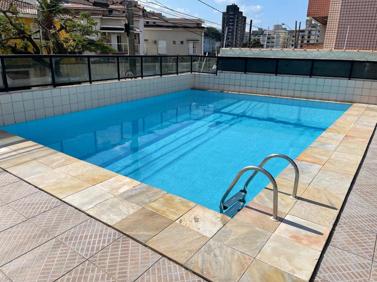 Confortavel Apartamento 1 Dorm Com Piscina E Lazer Guarujá Kültér fotó