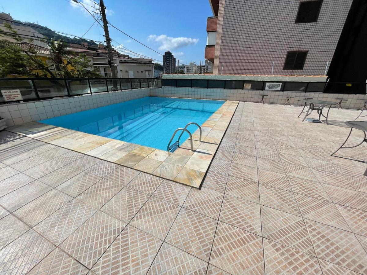 Confortavel Apartamento 1 Dorm Com Piscina E Lazer Guarujá Kültér fotó